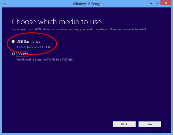 วิธีสร้างตัวติดตั้ง Windows 8.1 USB