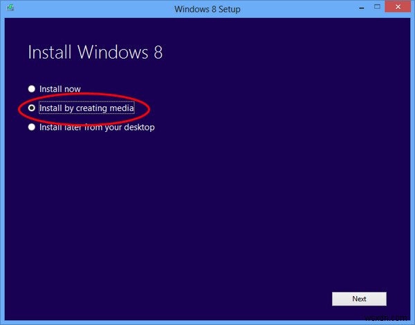 วิธีสร้างตัวติดตั้ง Windows 8.1 USB