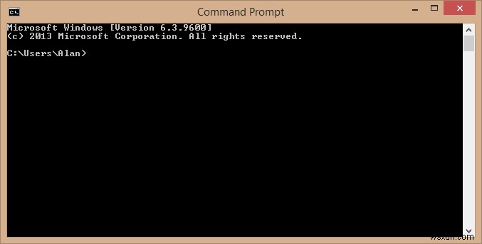 รีเซ็ตหน้าจอเริ่มต้นของ Windows 8.1 จากพรอมต์คำสั่ง