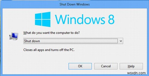 6 วิธีที่เป็นประโยชน์ในการปิด Windows 8.1