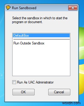 แซนด์บ็อกซ์:เรียกใช้แอปพลิเคชัน Windows ในแซนด์บ็อกซ์และป้องกันตัวเองจากมัลแวร์
