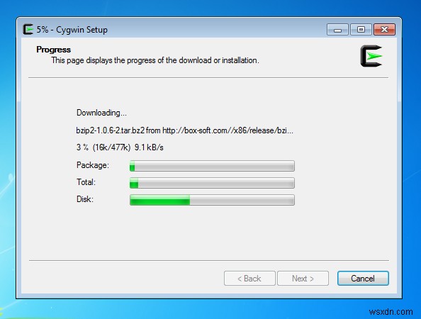 วิธีการติดตั้งและกำหนดค่า Cygwin ในสภาพแวดล้อมของ Windows