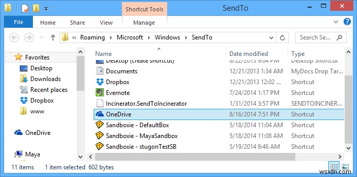 วิธีการเพิ่ม OneDrive เพื่อส่งไปยังเมนูบริบทใน Windows