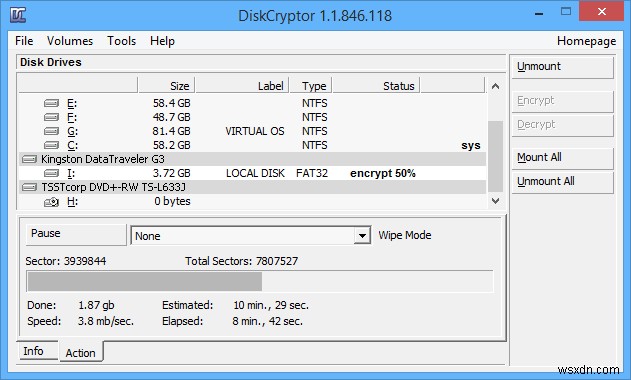 วิธีใช้ DiskCryptor เพื่อเข้ารหัสพาร์ติชั่นใน Windows