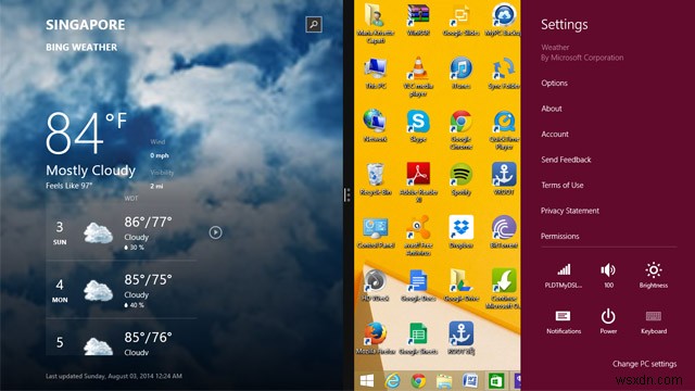 วิธีเรียกใช้เดสก์ท็อปและแอปแบบเนทีฟพร้อมกันบน Windows 8