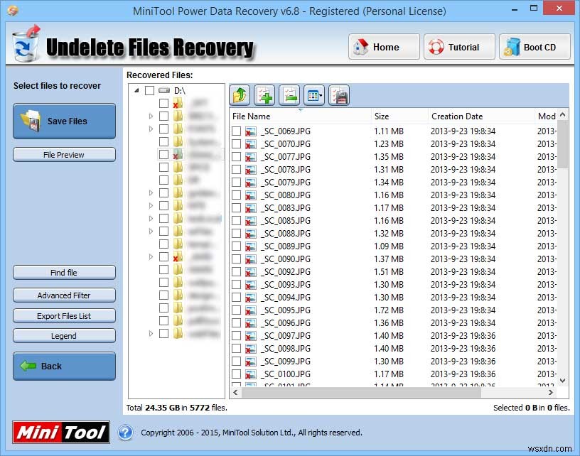 กู้คืนไฟล์ที่ถูกลบของคุณด้วย Power Data Recovery (ตรวจสอบและแจกฟรี)