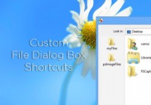 วิธีสร้างทางลัดแบบกำหนดเองในกล่องโต้ตอบไฟล์ Windows