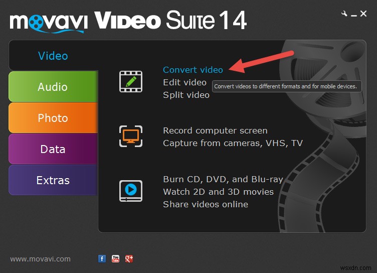 Movavi Suite – All-in-One Video Toolkit สำหรับ Windows