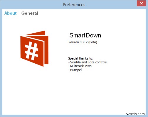 Smart Down:Zenware Markdown Editor สำหรับ Windows