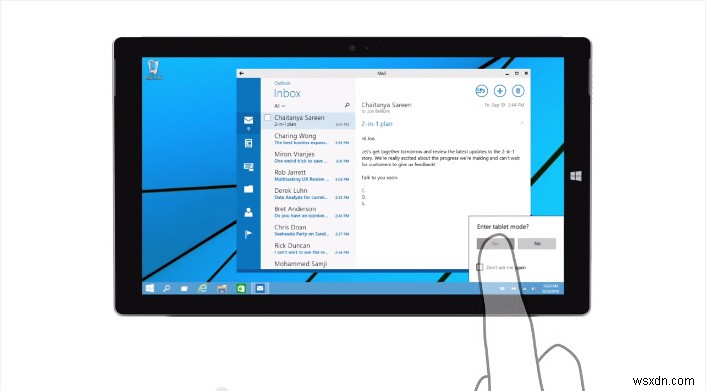 Windows 10:คุณลักษณะหลักของการแสดงตัวอย่างทางเทคนิค