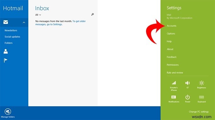 วิธีใช้ Live Tiles ต่างๆ สำหรับอีเมลหลายฉบับในแอป Mail ของ Windows 8.1