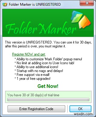 เปลี่ยนไอคอนโฟลเดอร์ Windows ของคุณด้วย FolderMarker