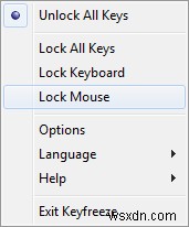 KeyFreeze – แอปง่ายๆ ในการล็อกแป้นพิมพ์และเมาส์โดยไม่ต้องล็อกหน้าจอ