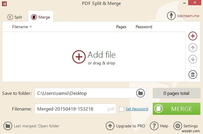 แยกและรวม PDF ใน Windows ได้อย่างง่ายดายด้วย PDF Split &Merge