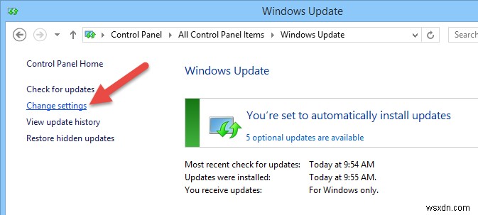 วิธีถอนการติดตั้ง Windows Update