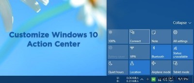 วิธีปรับแต่งศูนย์ปฏิบัติการ Windows 10