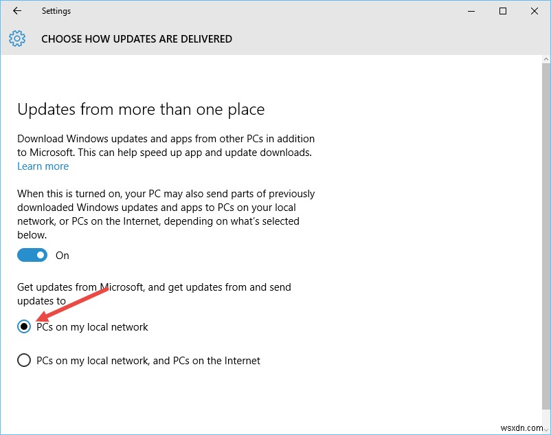 วิธีปิดการใช้งาน Windows Update Delivery Optimization ใน Windows 10