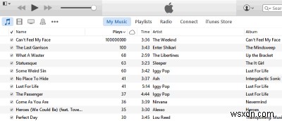 การปรับจำนวนการเล่นใน iTunes [Windows]