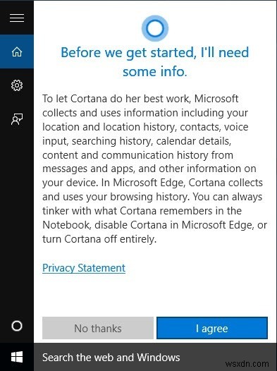 วิธีเปิดใช้งาน Cortana และตั้งค่าใน Windows 10