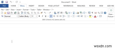 วิธีคืนค่า Ribbon UI เป็นเค้าโครงแบบคลาสสิกสำหรับ Microsoft Office