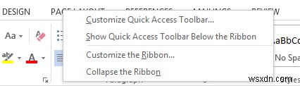 วิธีคืนค่า Ribbon UI เป็นเค้าโครงแบบคลาสสิกสำหรับ Microsoft Office