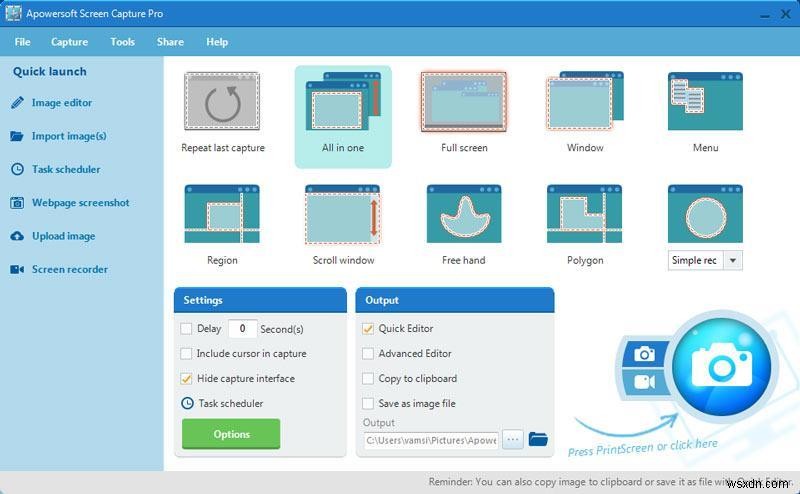 รีวิว Apowersoft Screen Capture Pro