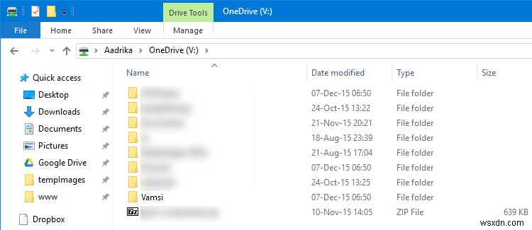 การทำแผนที่ OneDrive เป็นไดรฟ์เครือข่ายใน Windows 10