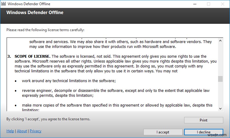 วิธีใช้ Windows Defender แบบออฟไลน์เพื่อล้างการติดเชื้อถาวร