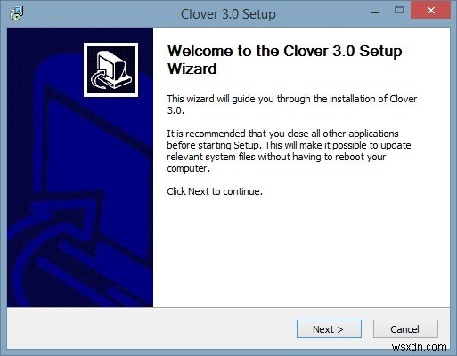 เพิ่มแท็บใน Windows Explorer โดยใช้ Clover