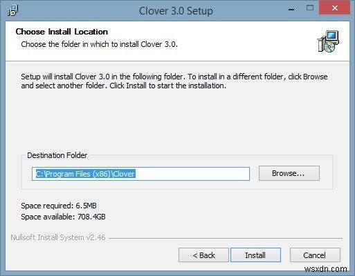 เพิ่มแท็บใน Windows Explorer โดยใช้ Clover