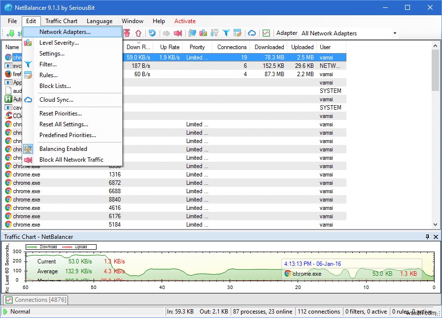 วิธีจำกัดแบนด์วิดท์สำหรับบางแอปพลิเคชันใน Windows 10