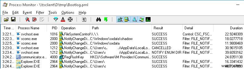 การใช้การตรวจสอบกระบวนการเพื่อแก้ปัญหาการบูตช้า