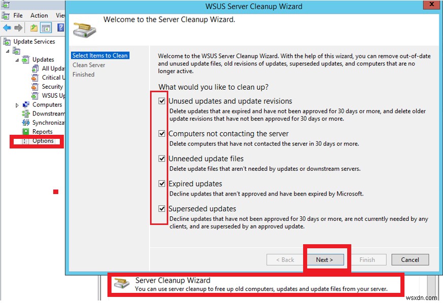 WSUS Windows Update Error 0x80244010:เกินจำนวนสูงสุดของเซิร์ฟเวอร์ไปกลับ