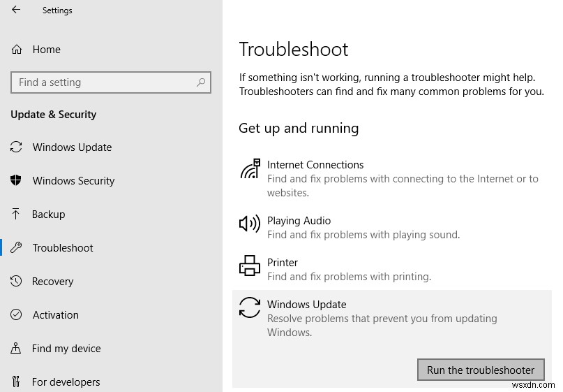 แก้ไขปัญหาการใช้งาน CPU และหน่วยความจำรั่วโดย Svchost.exe (wuauserv)