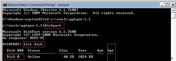 การบูต Windows 7 / 10 จาก GPT Disk บนระบบ BIOS (ที่ไม่ใช่ UEFI)