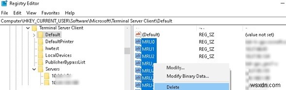 วิธีการล้างประวัติการเชื่อมต่อ RDP ใน Windows?
