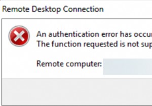 แก้ไข:เกิดข้อผิดพลาดในการตรวจสอบสิทธิ์ RDP – ไม่รองรับฟังก์ชันที่ร้องขอ