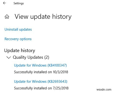 วิธีลบการอัปเดตที่ติดตั้งใน Windows 10 และ Windows Server