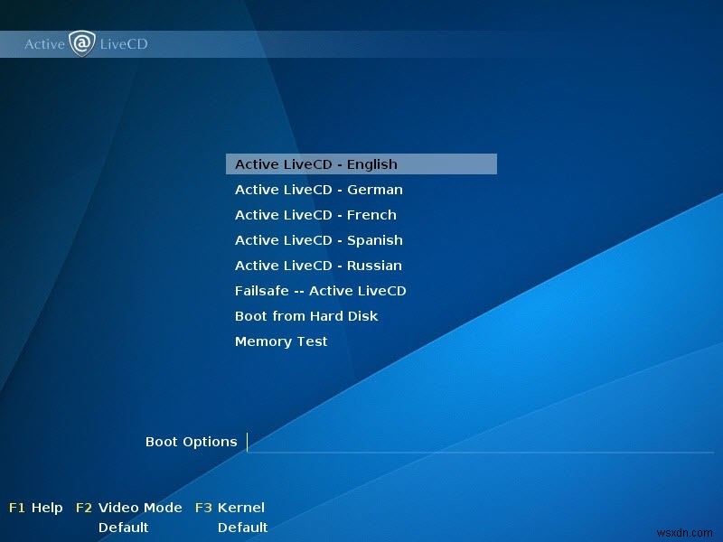 Active Live CD – Ultimate Bootable Recovery Toolset Review