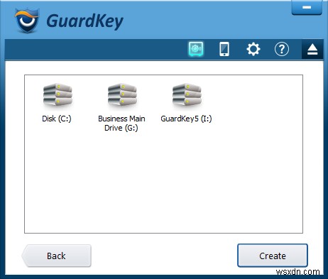 สร้างไดรฟ์ที่เข้ารหัสและรักษาความปลอดภัยโดยใช้ GuardKey