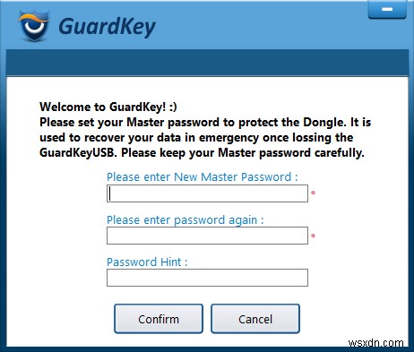 สร้างไดรฟ์ที่เข้ารหัสและรักษาความปลอดภัยโดยใช้ GuardKey