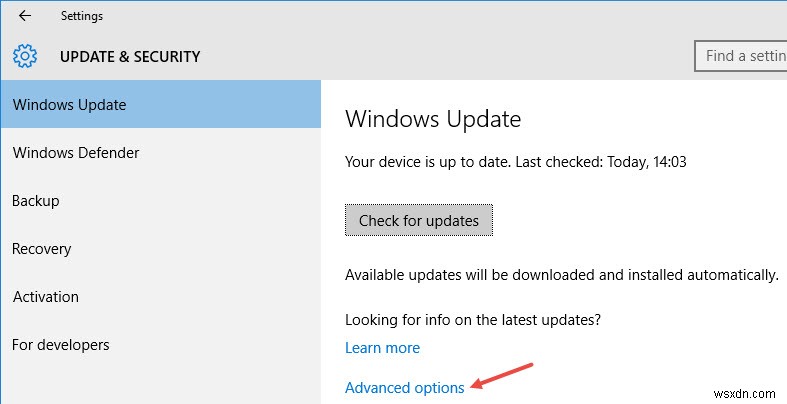 ลบแคชอัปเดต Windows 10 เพื่อเรียกคืนพื้นที่