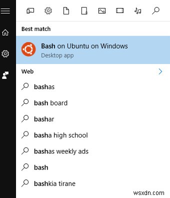 วิธีใช้ Bash บน Windows 10