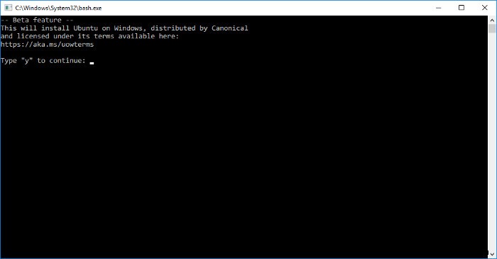 วิธีใช้ Bash บน Windows 10