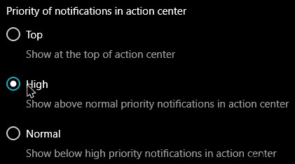 วิธีตั้งค่าลำดับความสำคัญของการแจ้งเตือนสำหรับแอปในศูนย์ปฏิบัติการ Windows 10