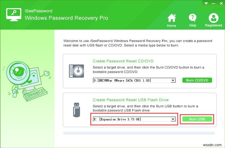 รีเซ็ตรหัสผ่านการเข้าสู่ระบบ Windows ด้วย iSeePassword Windows Password Recovery Tool