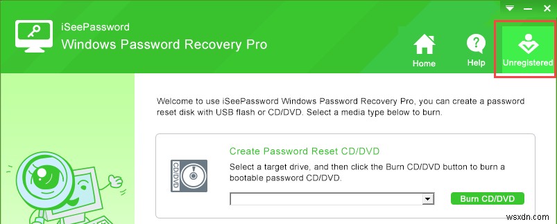 รีเซ็ตรหัสผ่านการเข้าสู่ระบบ Windows ด้วย iSeePassword Windows Password Recovery Tool