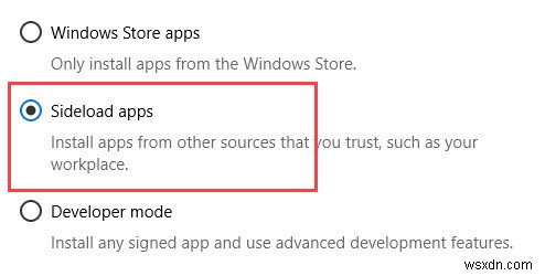 วิธีการติดตั้งไฟล์ .appx ใน Windows 10