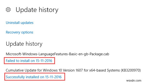 วิธีค้นหาประวัติการอัปเดตใน Windows 10