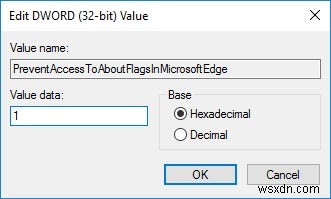 วิธีบล็อกผู้ใช้ไม่ให้เข้าถึงหน้า “about:flags” ใน Microsoft Edge